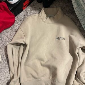 Essentials Men's Cream Sweater